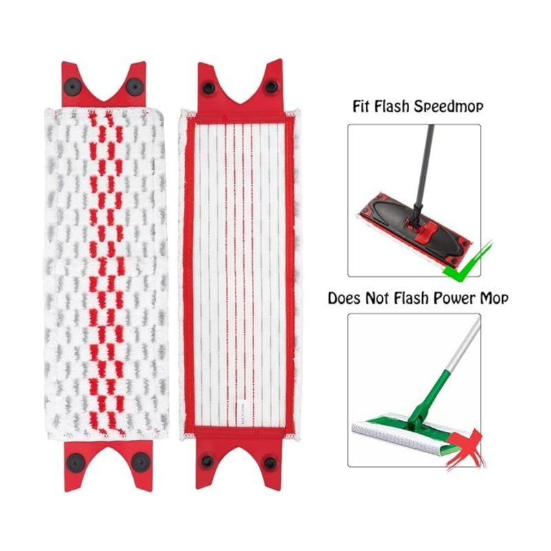 TEMU 5 Pack Microfiber Mop Pads Replacement 5pcs