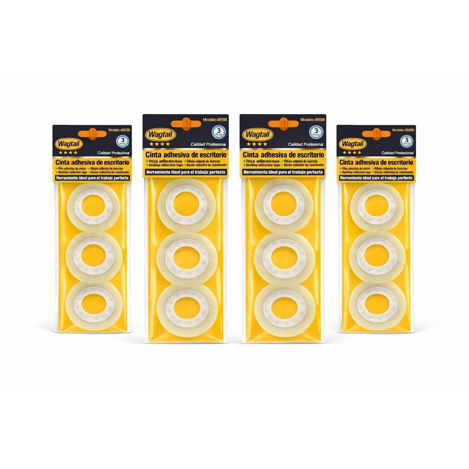 TEMU Cinta adhesiva escritorio 12mm x 33m