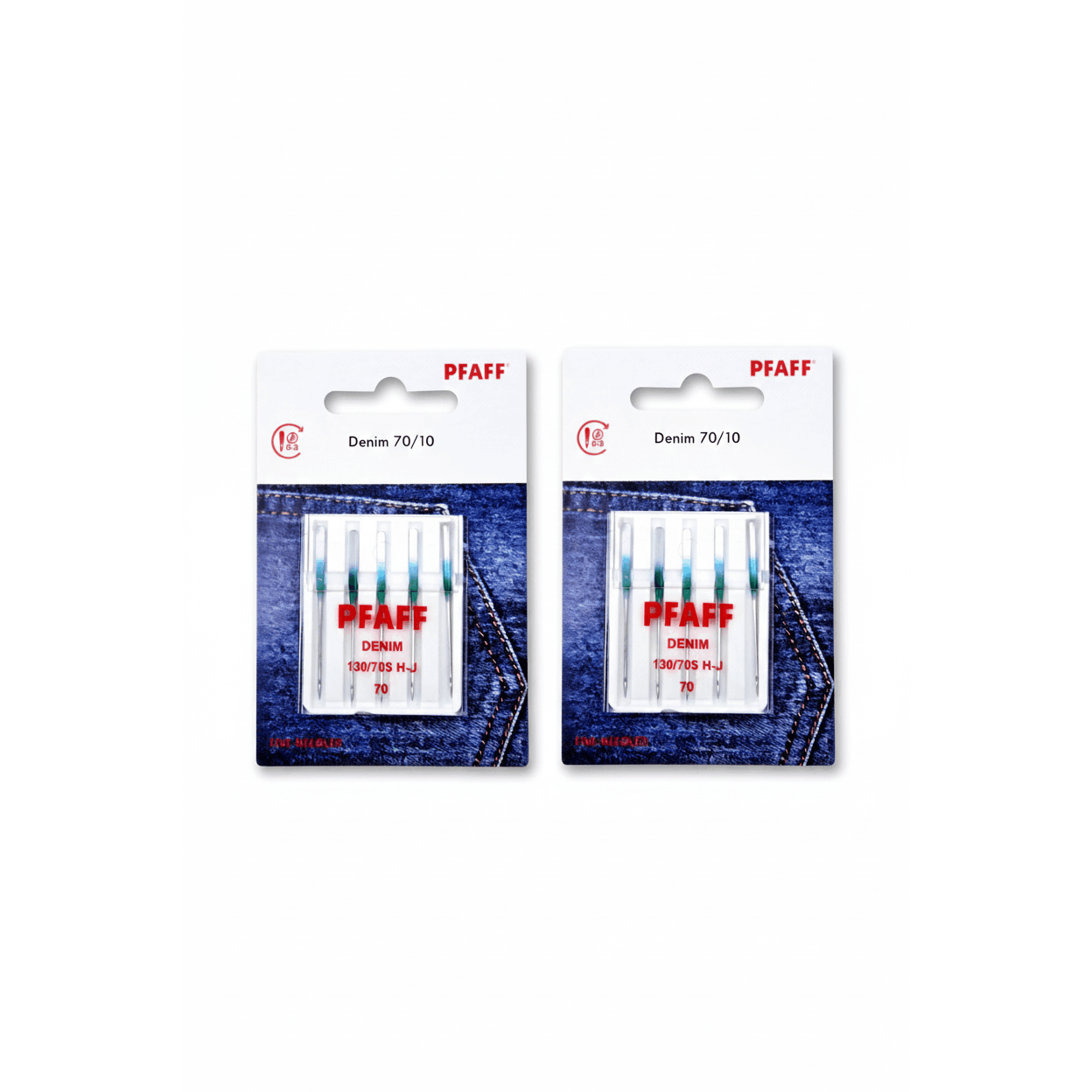 2x Original Jeans Needles 130/705h, Size 70 H-j, 5-pack For Denim