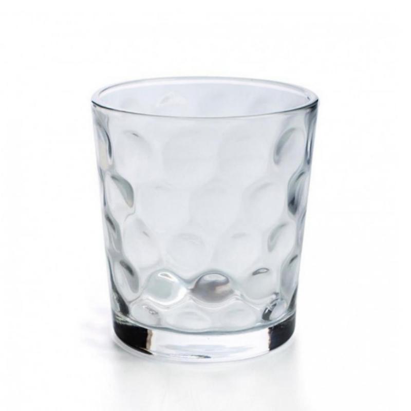 TEMU Set de 6 Vasos de Cristal Transparente 26cl, Vasos de Agua y Bebidas Alcohólicas, para Lavavajillas