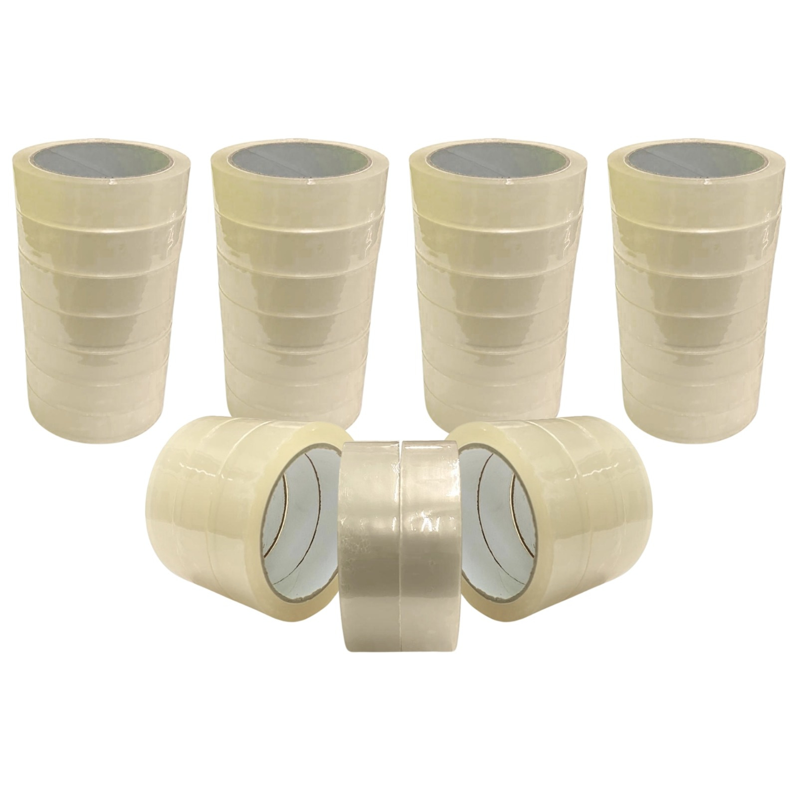TEMU Clear Packing Tape - 36 Rolls 24mm X 66m Packing Tape - Clear Tape, Strong Clear Packing Tape For Packing Boxes, Safe Bonding Tape, Packaging