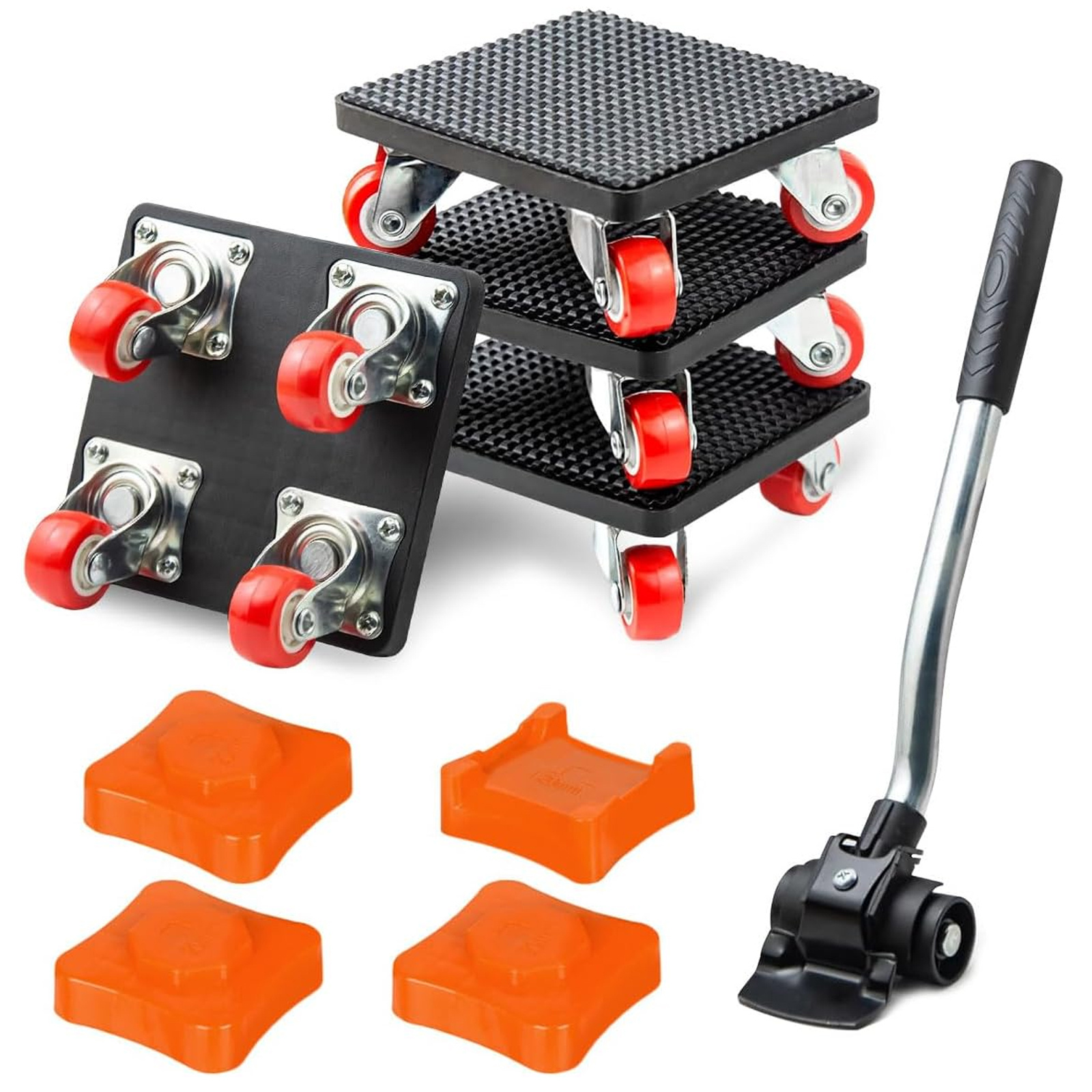 TEMU Furniture Transport Roller Set, 4pcs Furniture Sliding System With Furniture Lifter, Furniture Transport Set With Furniture Roller, 360 Degree