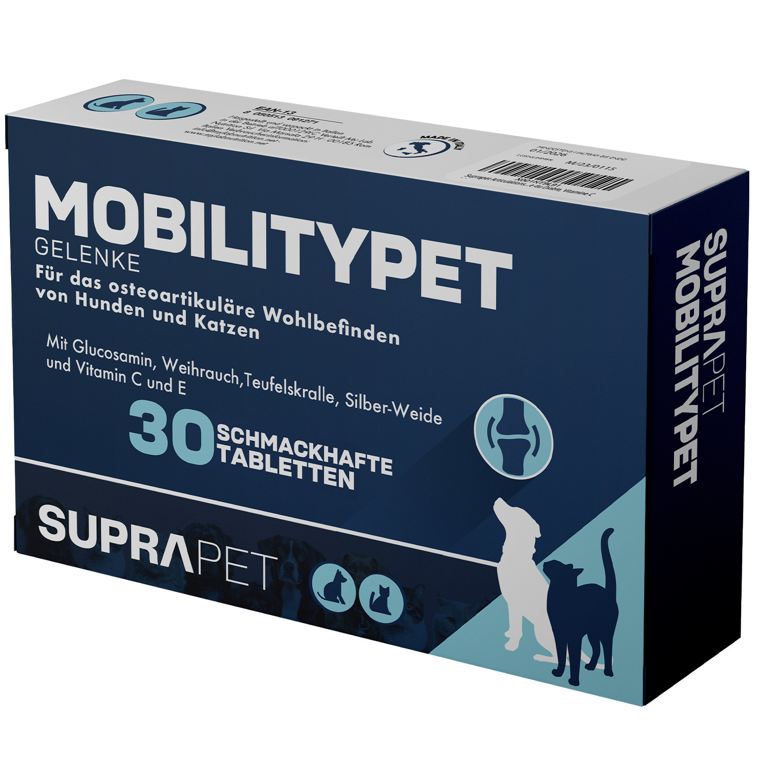 Mobilitypet For Dogs And Cats 30 Tablets - With , , Chondroitin, Msm, Claw, Vitamin C.