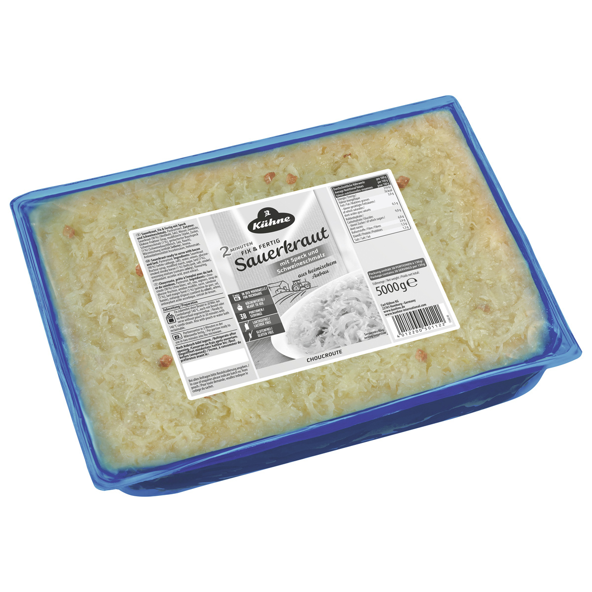 Bold Fix And Ready Sauerkraut With And Lard 5000g