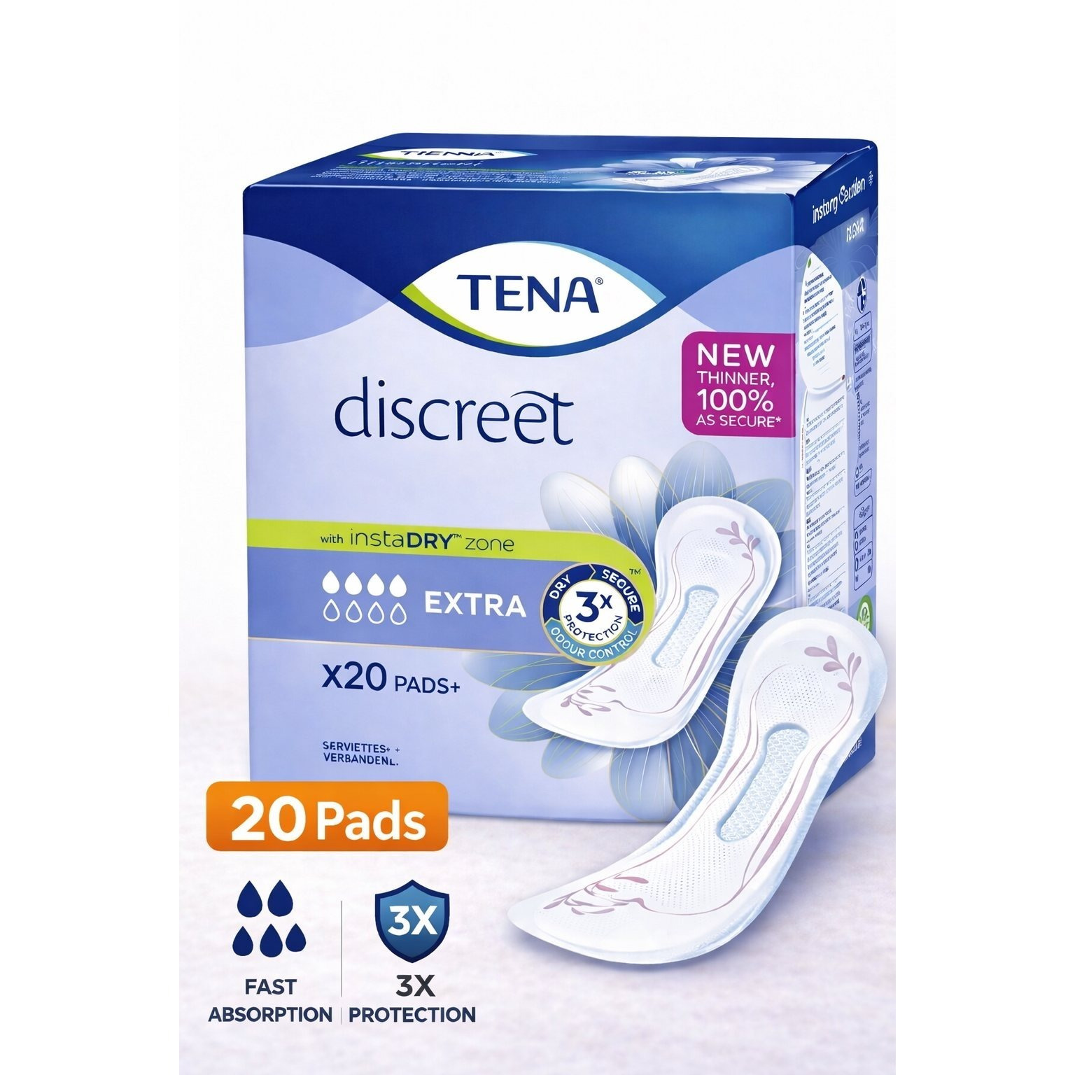 20 x   leak protection pads women with   strip pads for women maternity pads sanitary pads bladder   pads women super absorbent soft and discreet