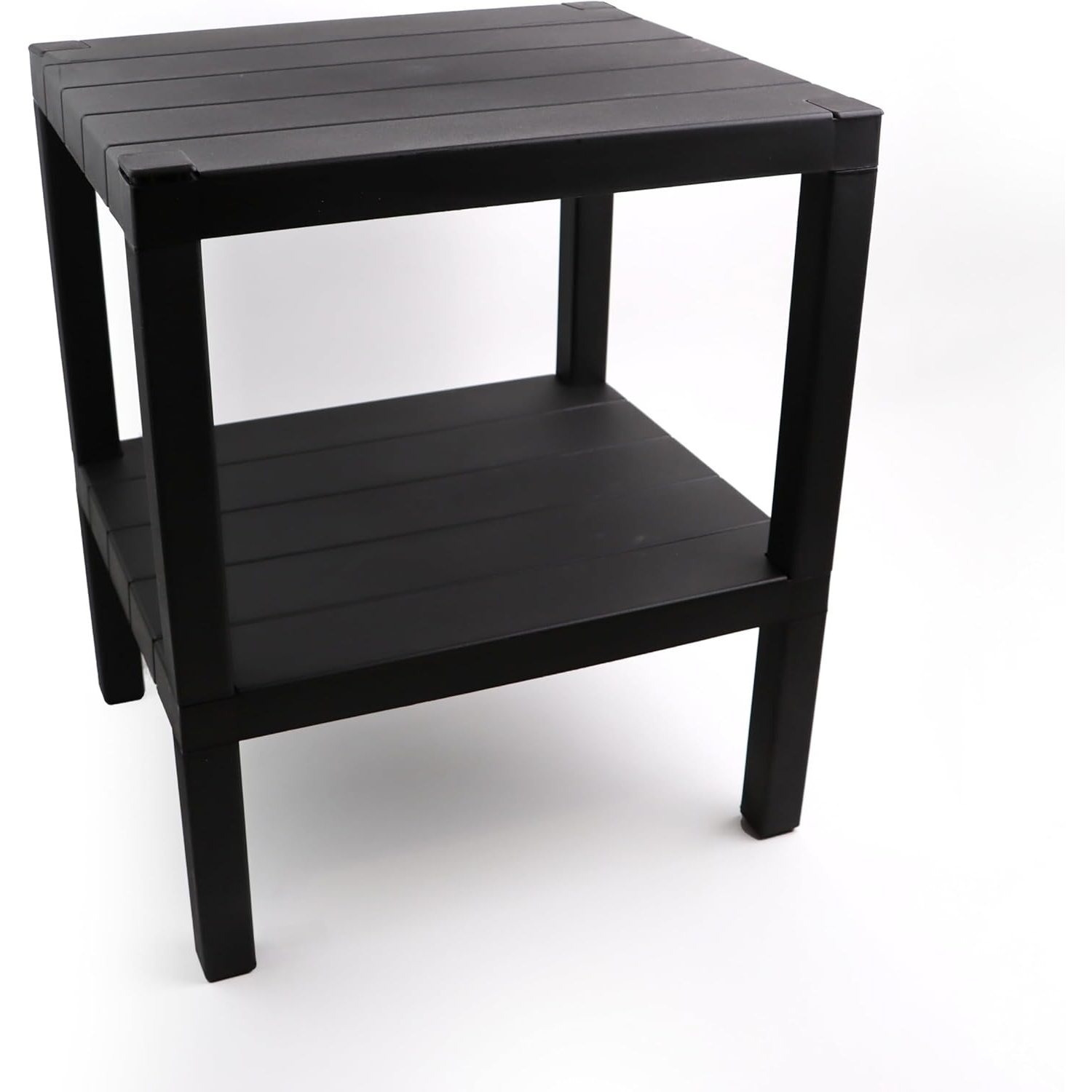 2 Tier Side End Table Nightstand Coffee Tables Storage Bedside Office Living Room Bedroom Small Narrow Space Sofa Table: retailer-supplied image