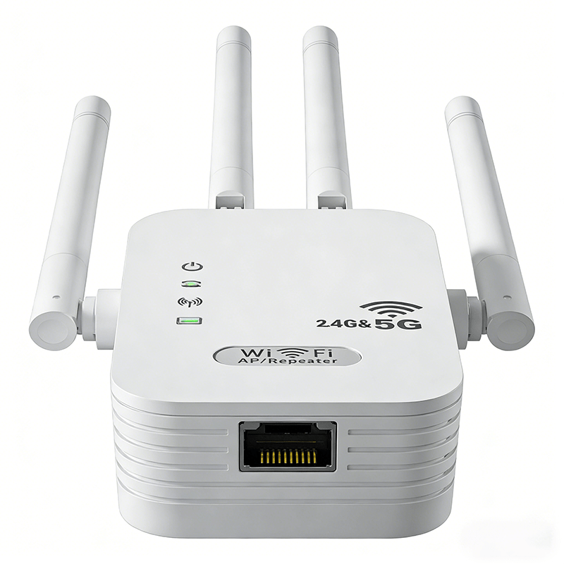 Répéteur Réseau Domestique, Blanc, Modes de Fonctionnement Multiples