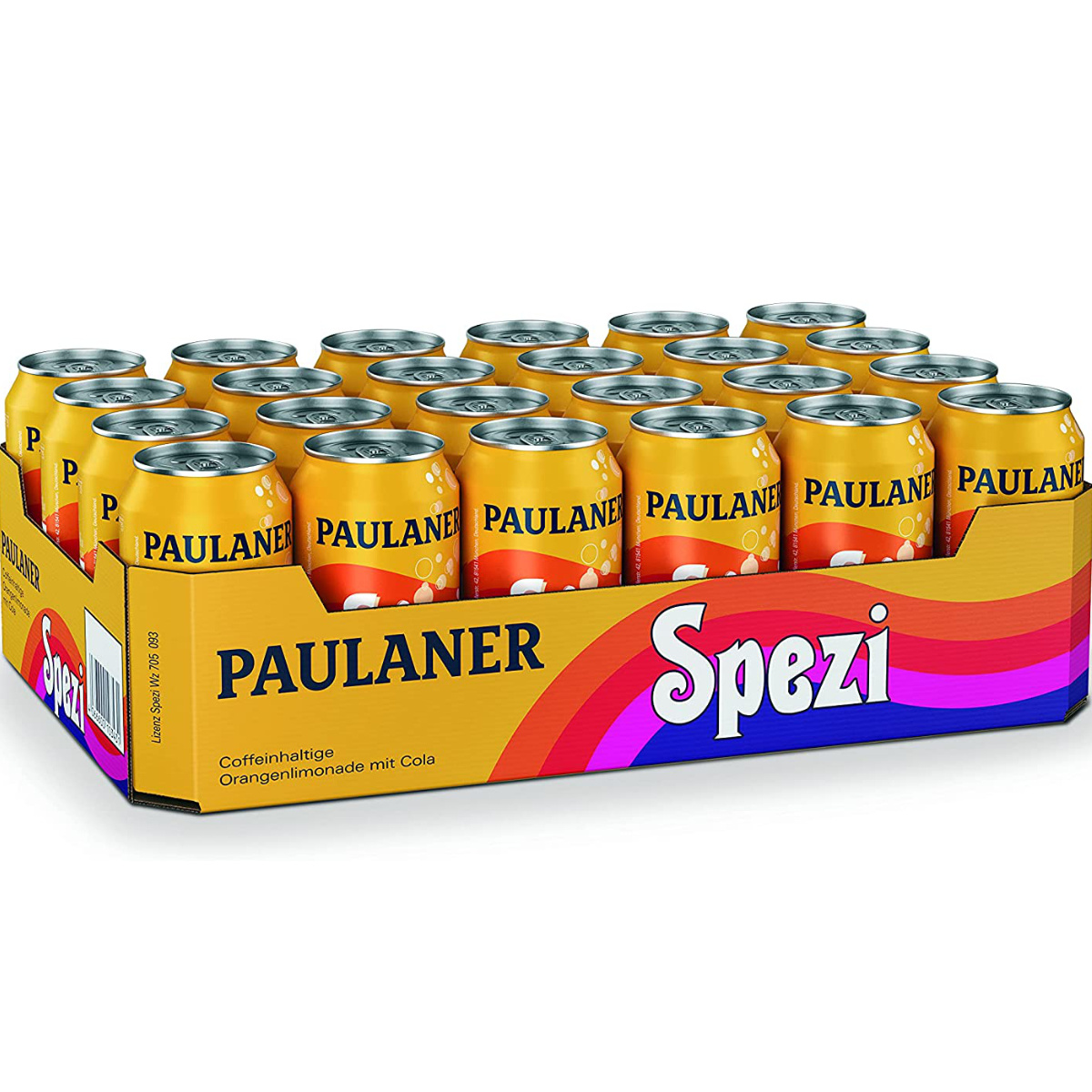 Paulaner Spezi Refreshing Orange Lemonade With Cola 330ml 24-pack