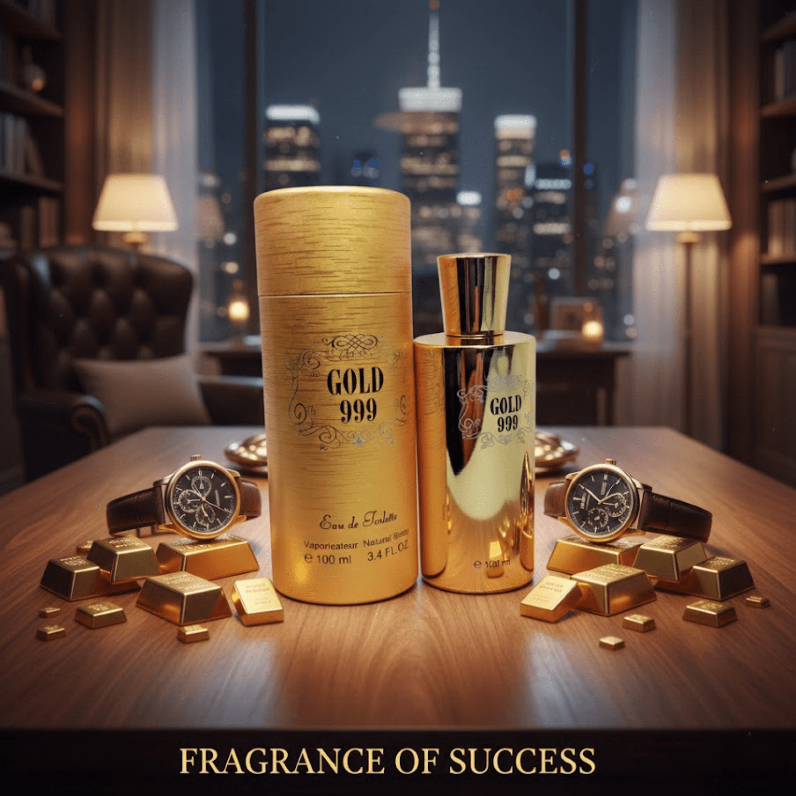 TEMU Edition Gold 999 Luxury Men’s Perfume 100ml Edt – Charismatic Spicy Fragrance For Him – Long-lasting Masculine Perfume To Women – Scent: Blood ,