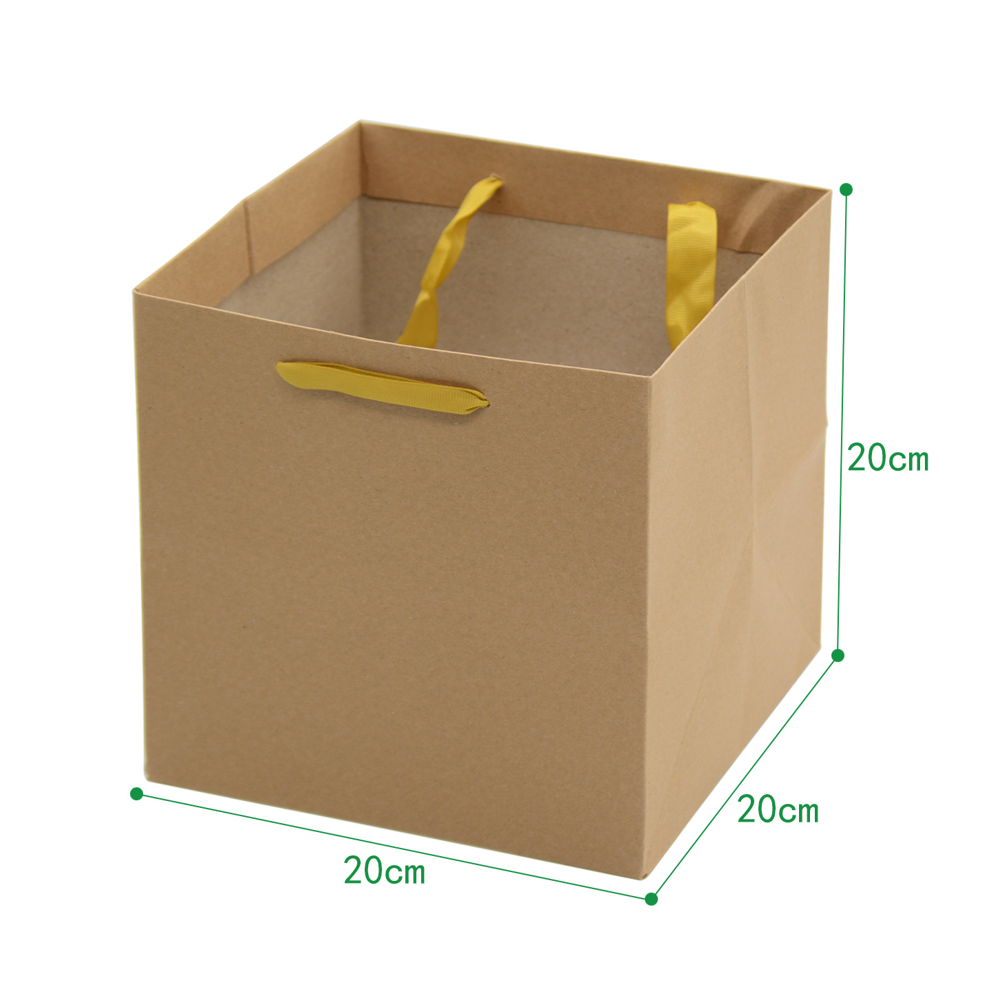 TEMU Bolsa de Regalo Cuadrada de Papel de 260g (, 4 Tamaños) | Bolsa de Regalo de Papel Resistente Cuadrada (260g, ) | Bolsa de Compra Cuadrada de