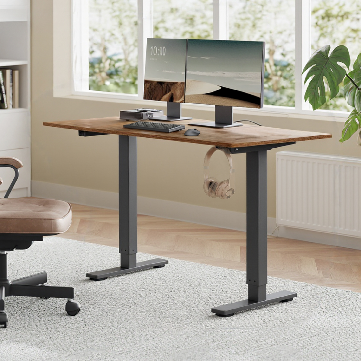 Height-adjustable Desk Frame Electric With 3 Memory , Without Tabletop, For Accessories, Adjustable Desk Frame, Home Office & Office