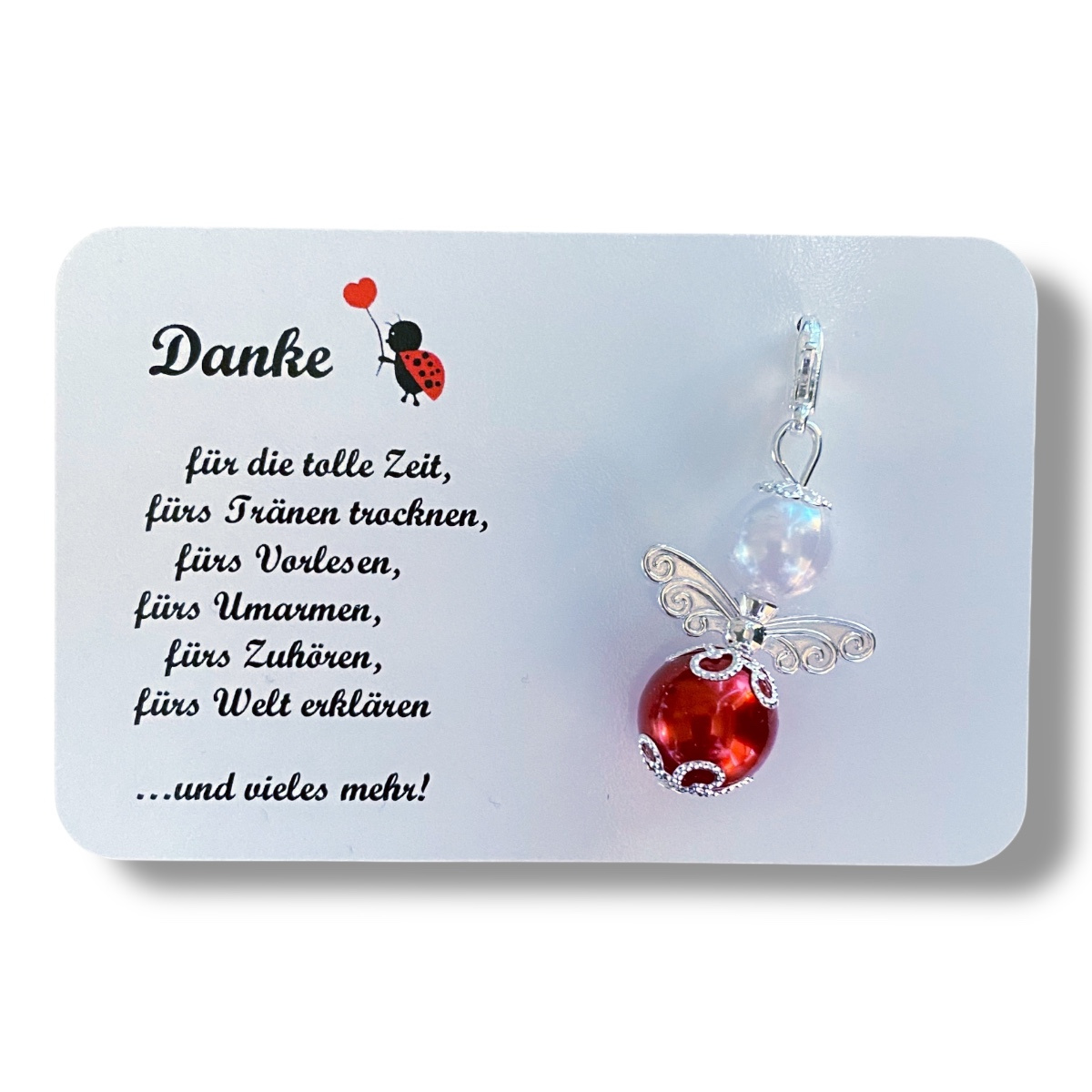 Guardian Pendant - 3pcs Set - Thank You - Ladybug - Farewell Kindergarten