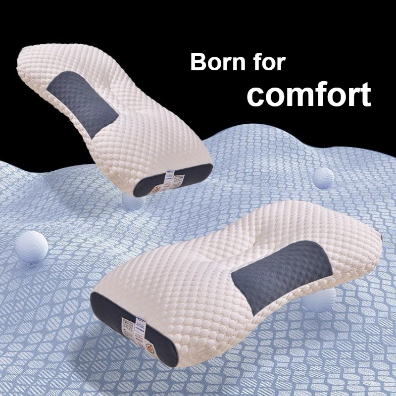 1/2pcs Sleep Pillow High Quality Core Ergonomic Contour Support Pillow Suitable for Soft Sleep,Non-collapsing High Pillow Core,Can Be Used All Year Round,Multi-Functional Bedding Pillow for Sofa, Neck, Shoulder, Side, Back & Belly