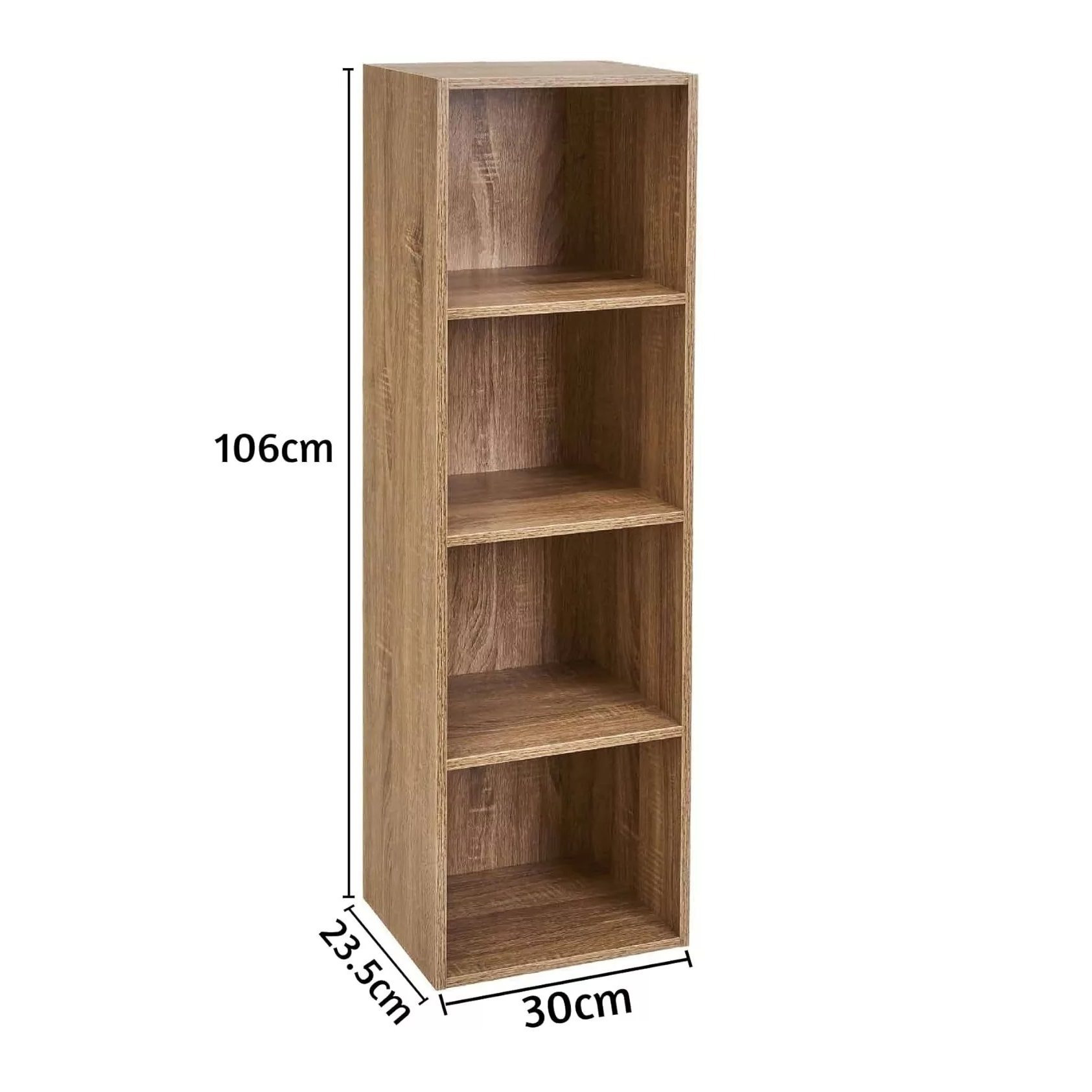 Homme Concept 2/3/4 Cube Storage Unit, Tall Narrow Bookcase