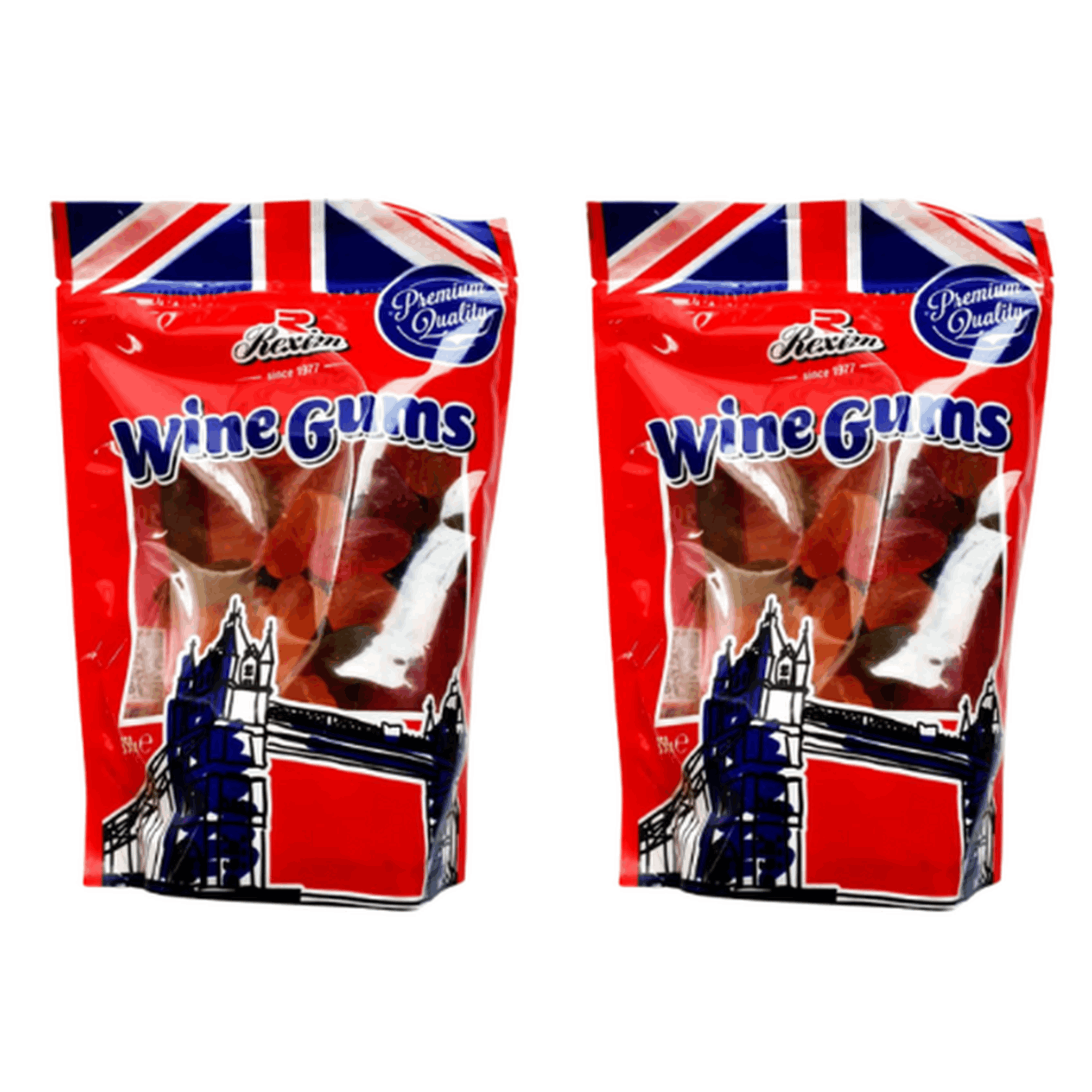 Rexim Wine Gums | Fruit Gum 2 X 350 G | English Fruit Gums In Premium Quality