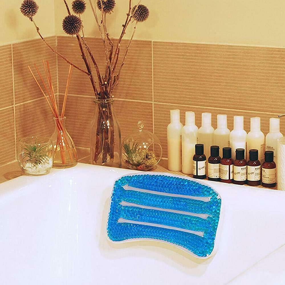 TEMU Pillow With Gel Soft Foam Cushion With Suction Cups For And Support 28x18x4cm