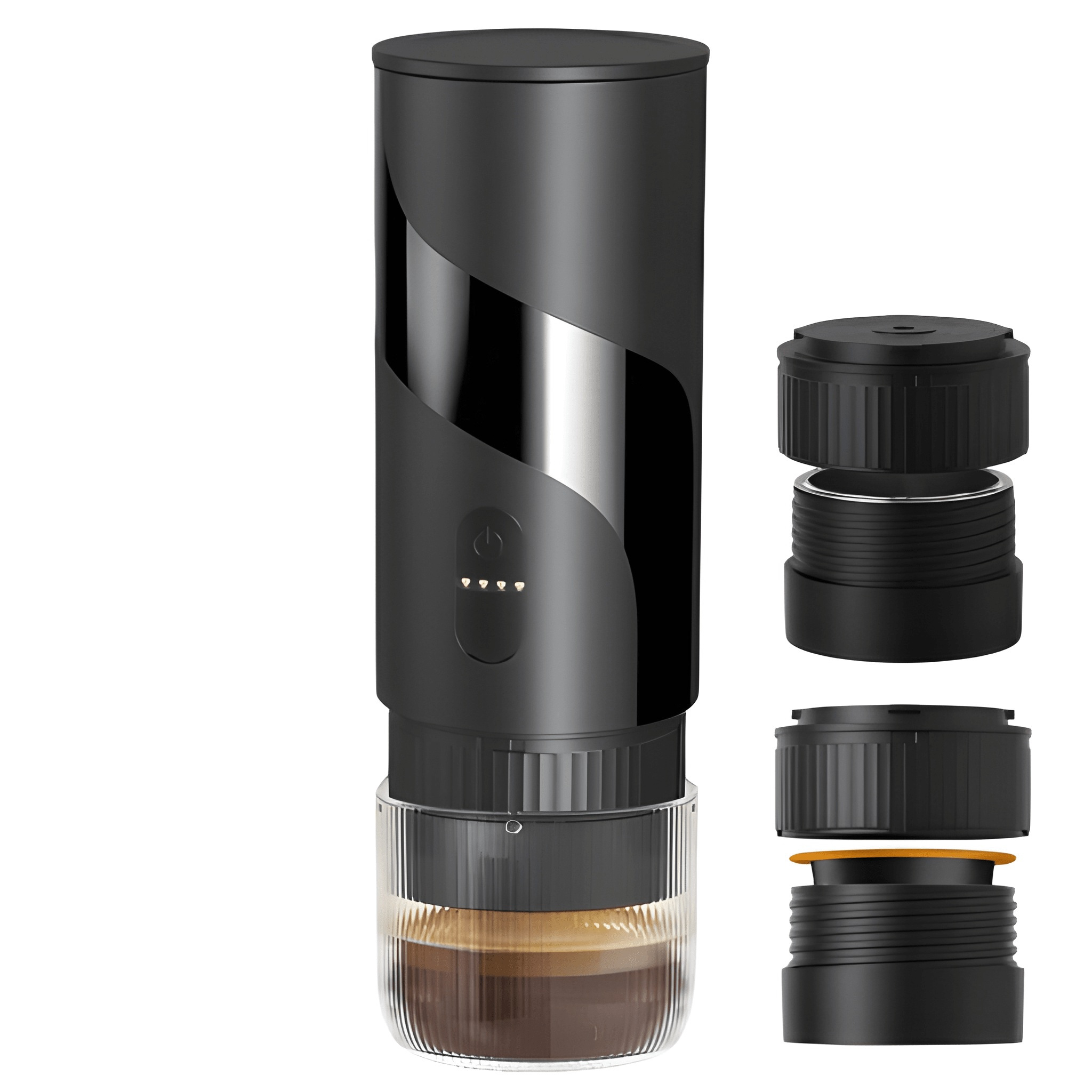 TEMU Macchina da Caff癡 Espresso Portatile a Capsule per Ufficio e Campeggio, Senza
