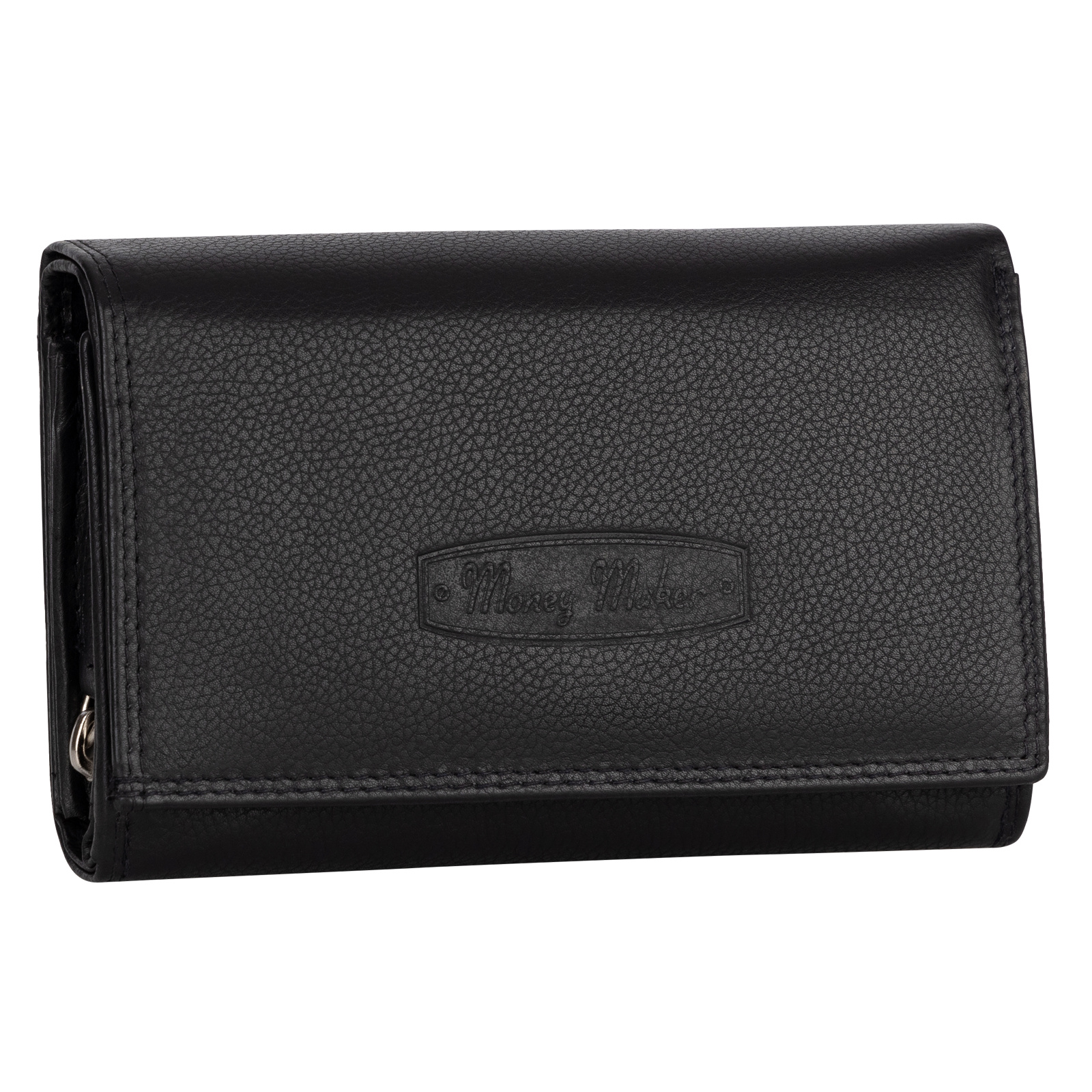Women's Long Wallet Rfid Blocking Genuine Leather Wallet With 12 Card Slots, Black