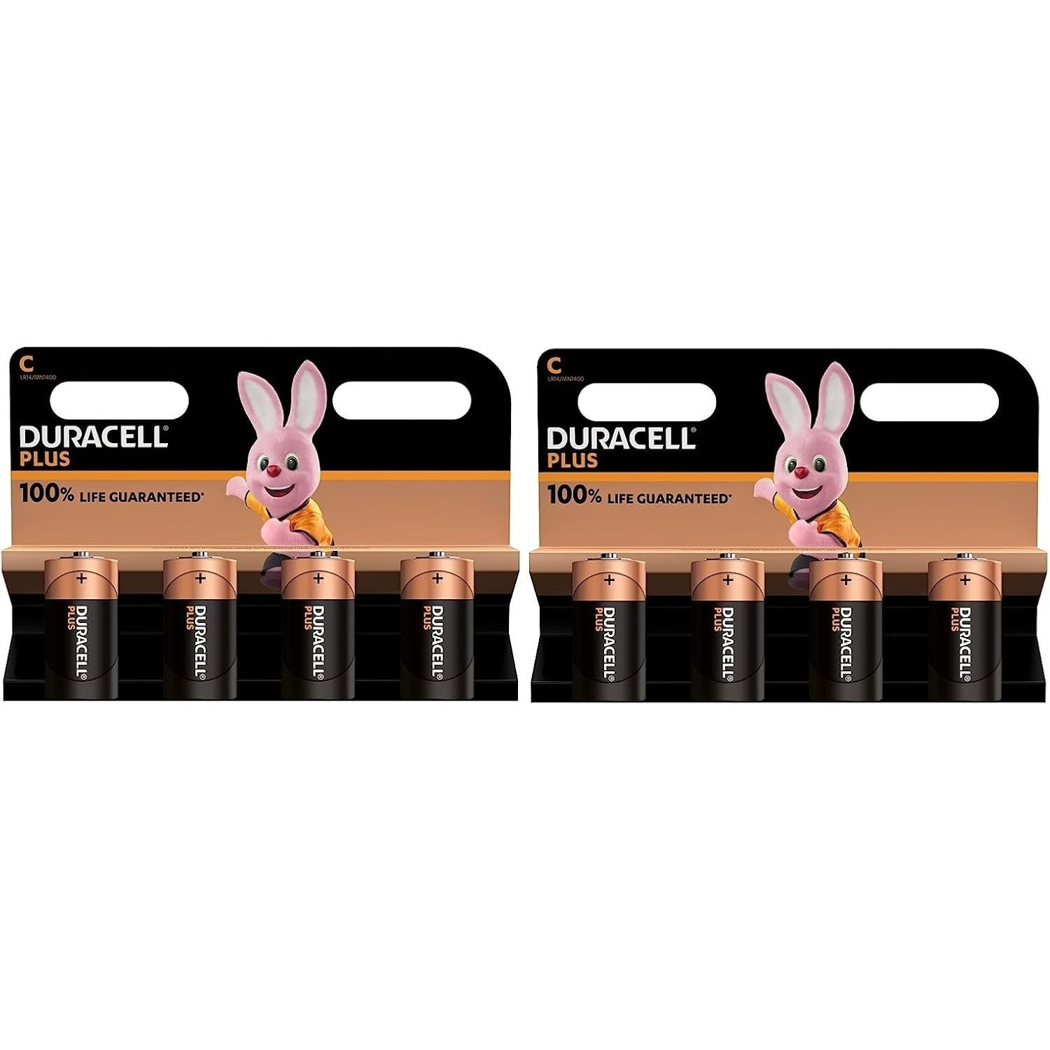 Image of 8x Duracell Plus Lr14 Lr14/mn1400 - -pack