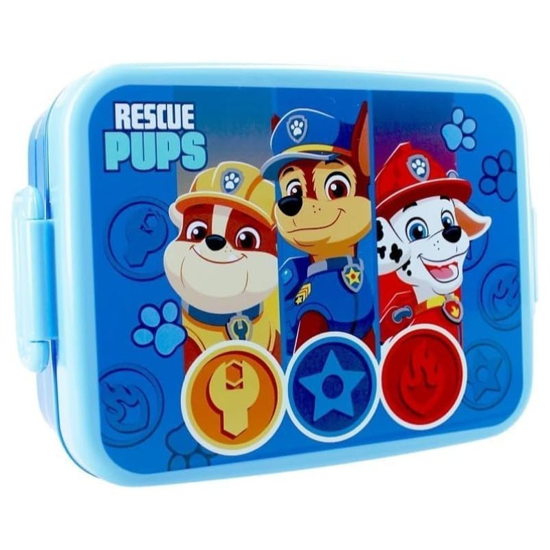 TEMU Boîte à goûter Pat Patrouille - Lunch box - Pour enfant Crèche - Maternelle - Ecole - Vacances - 16 cm