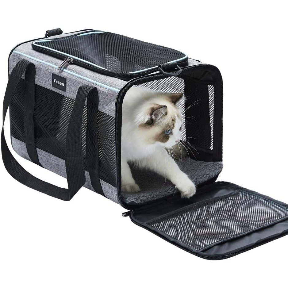 Image of Cat, Dog Carrier For Pets Up To 16 Lbs, Soft-sided Cat Bag Animal Carriers Travel Puppy Carry As A Toy Of Fabric