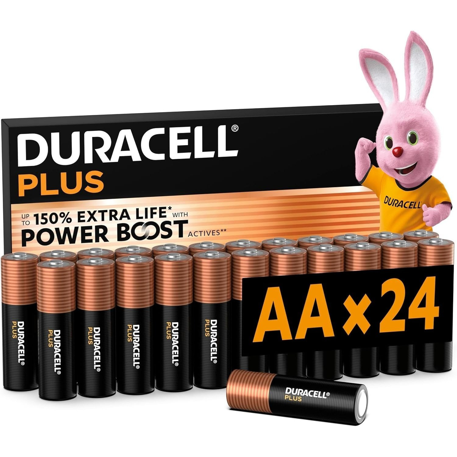 TEMU Duracell Plus Aa Batteries (24-pack) - Alkaline Batteries 1.5 V