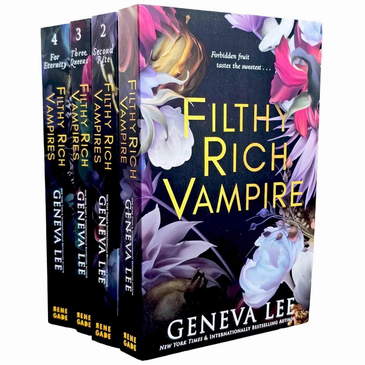 Filthy Rich Vampires Series 4 Books Collection Set by Geneva Lee - Fiction - Paperback