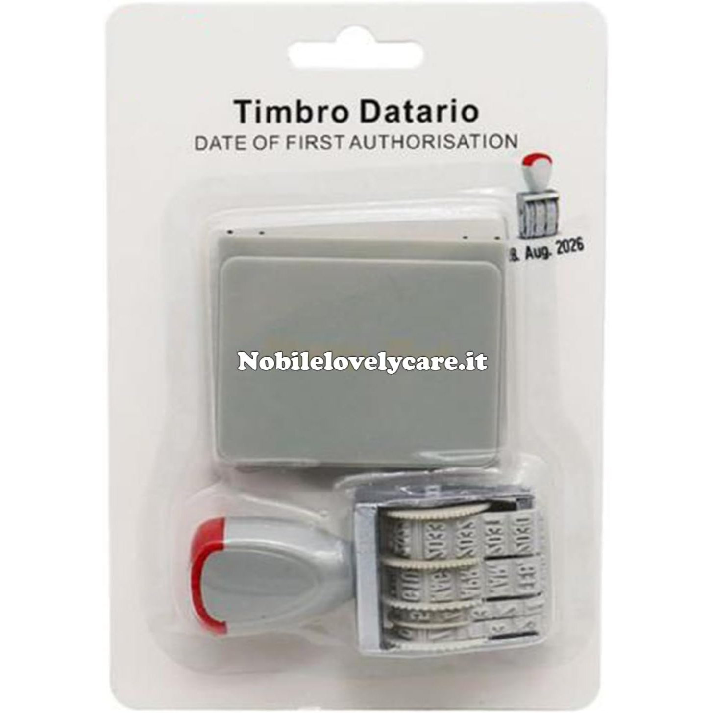 TEMU NOBILE Timbro datario Manuale con cuscinetto per timbro con data dal 2022 al 2033
