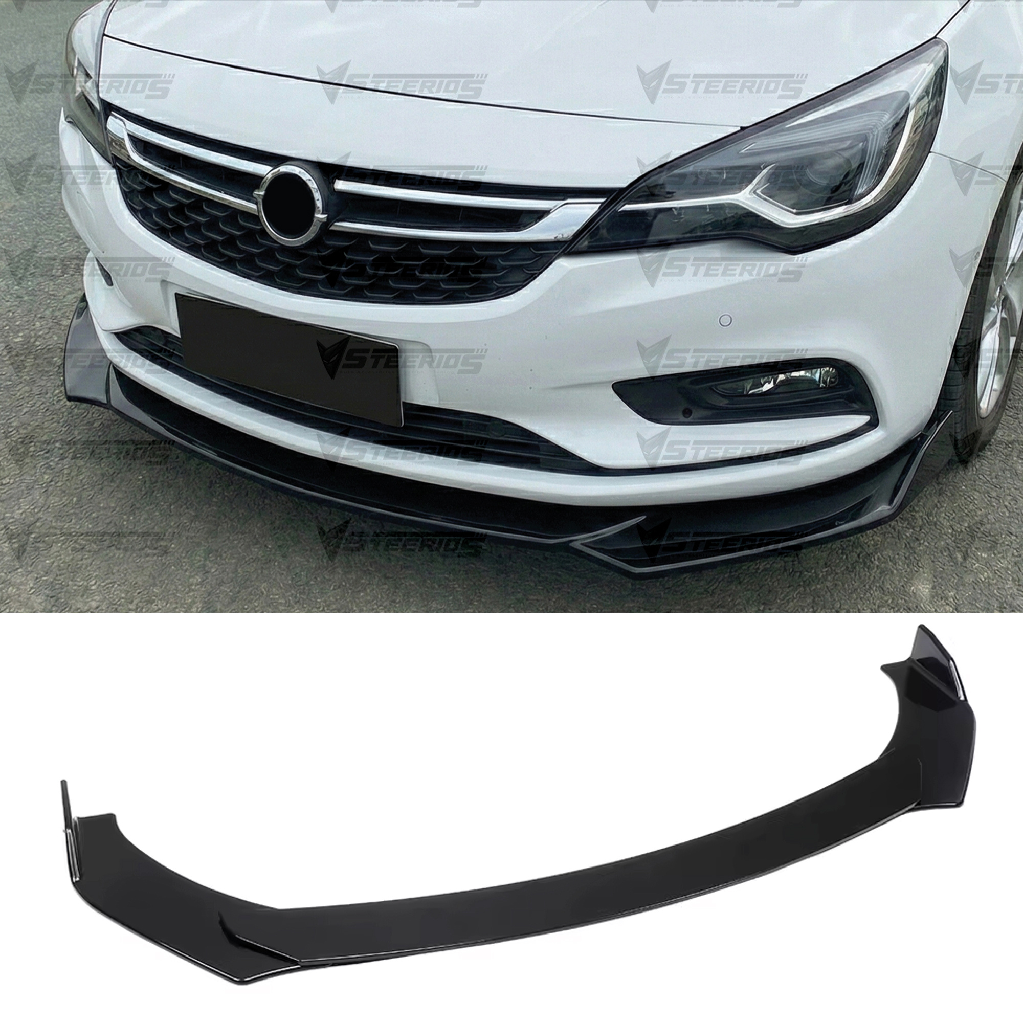 TEMU Front Bumper Lip Wrap For J K H Compatible New 3pcs Lip Adjustable Tuning Body Part Chin Spoiler Splitter Deflector Body Kit