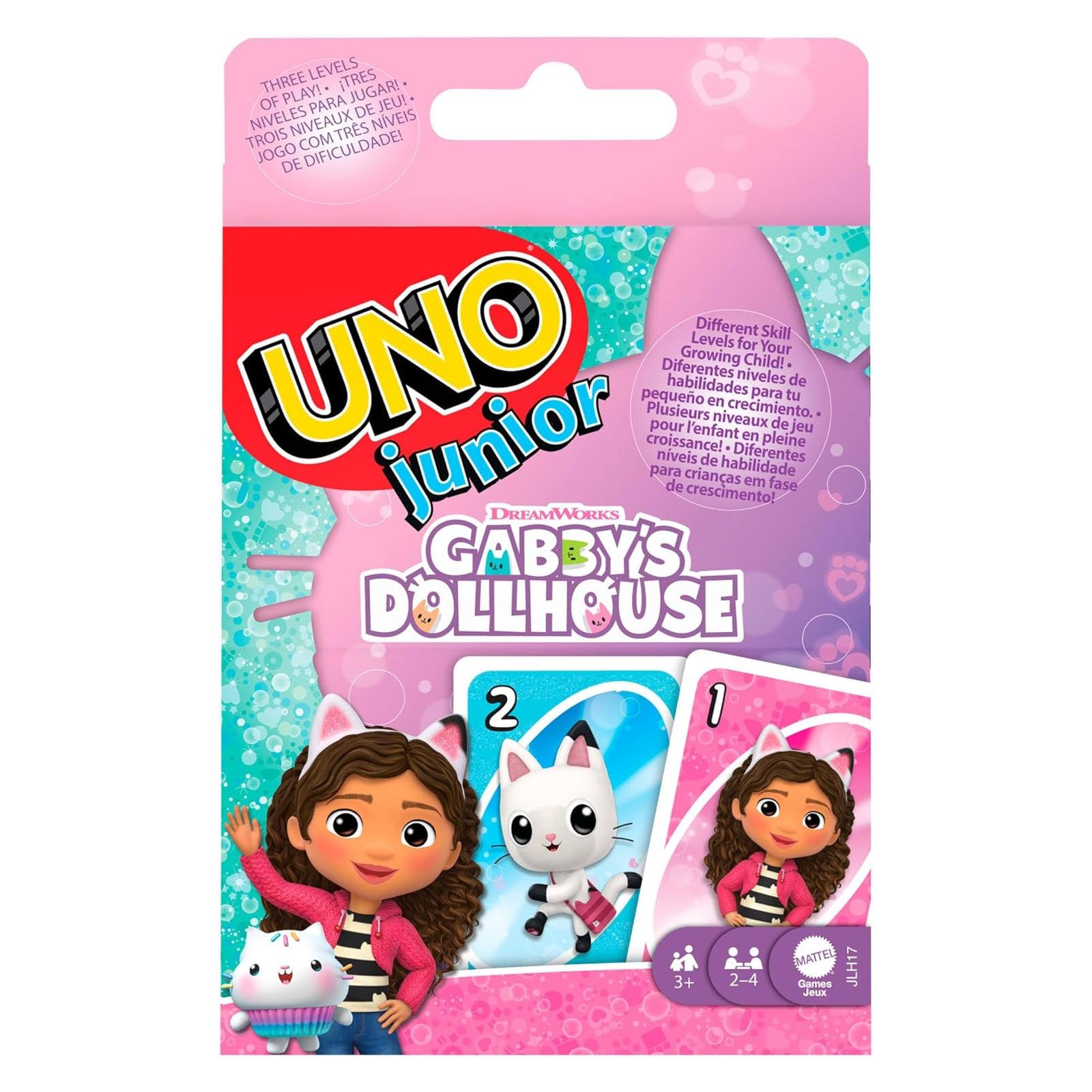 E-shop Mattel JLH17 - UNO junior - Kartenspiel