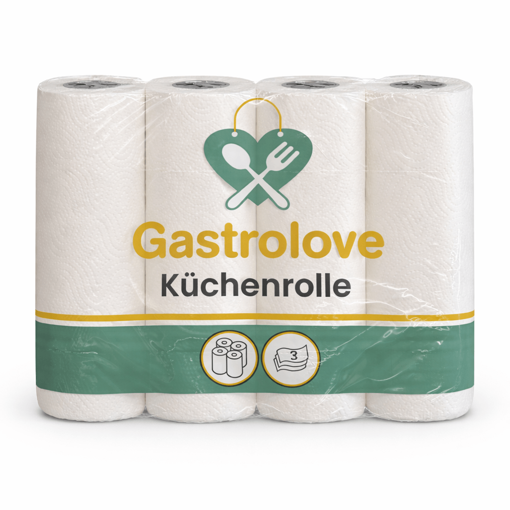 E-shop Küchenrollen saugfähige Handtüchern 3-lagig / Küchenrolle / 4 Rollen x 50 Blatt