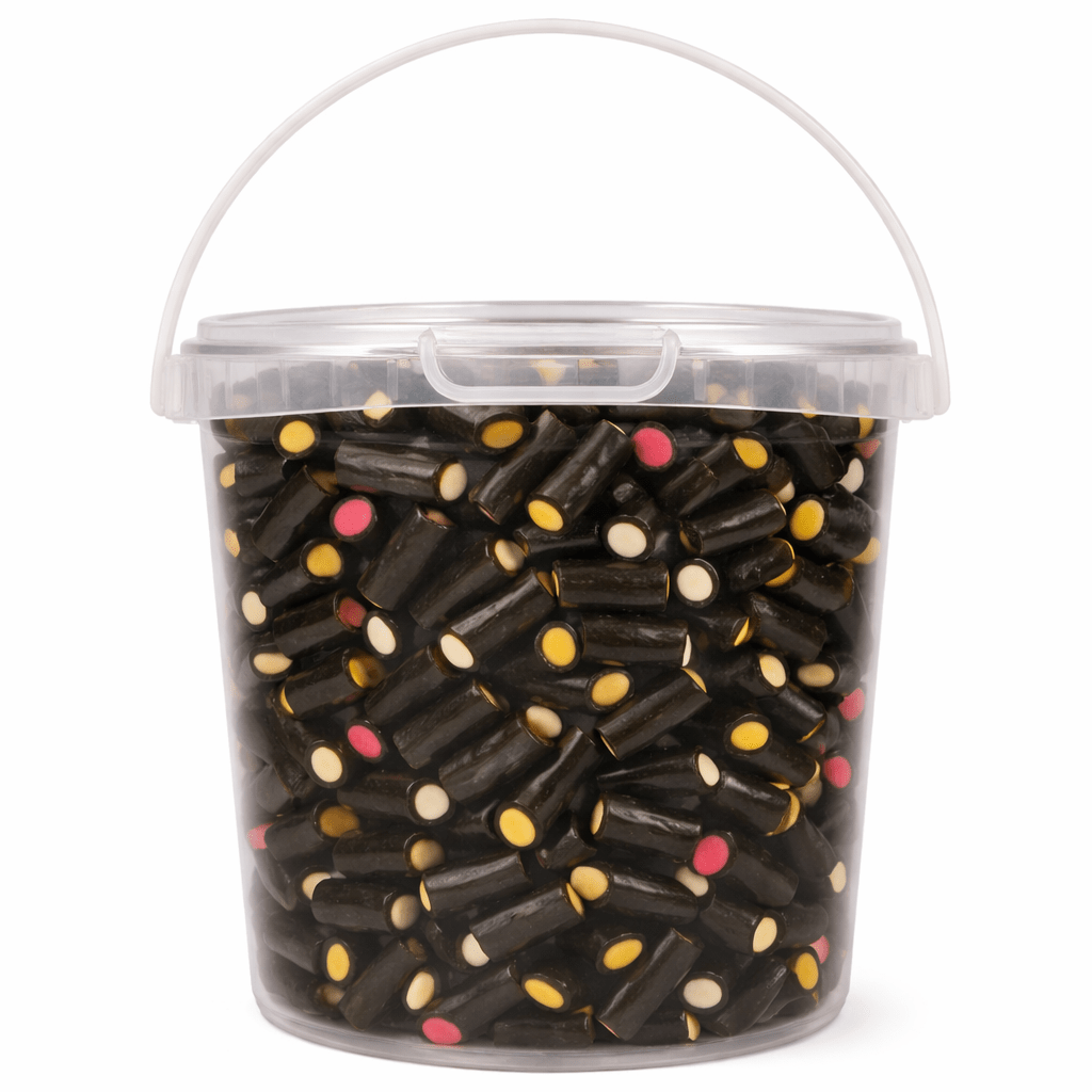 500g   cream rocks bucket exploded sweets soft       cream rocks in a resealable tub