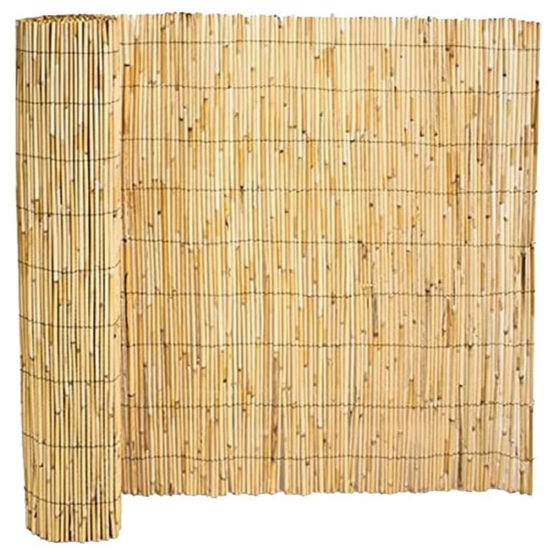 TEMU Canilla de bambú, cubierta de protección contra para valla de jardín - 500 X Profundidad 120 Cm