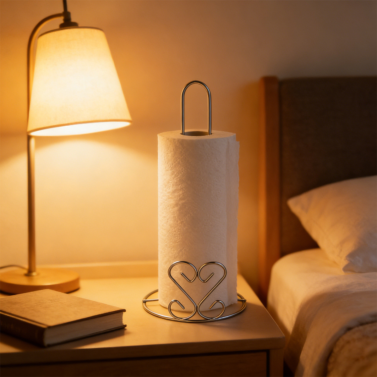 TEMU 1 pieza de soporte organizador de pañuelos de papel , sólido, duradero y sin deformación, ideal para como cocinas, restaurantes, baños,