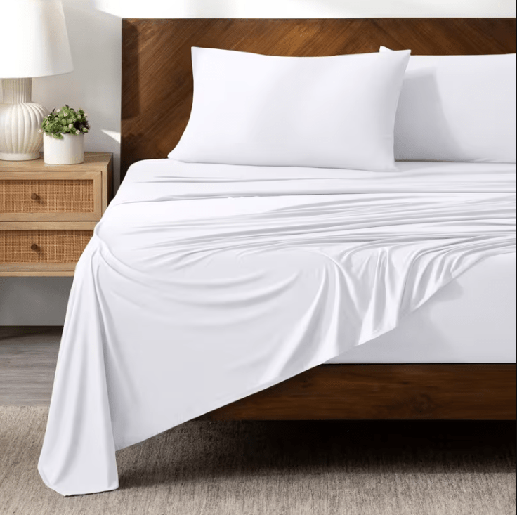Luxury 100% Egyptian Cotton Flat Sheet Softest Breathable Hotel Quality