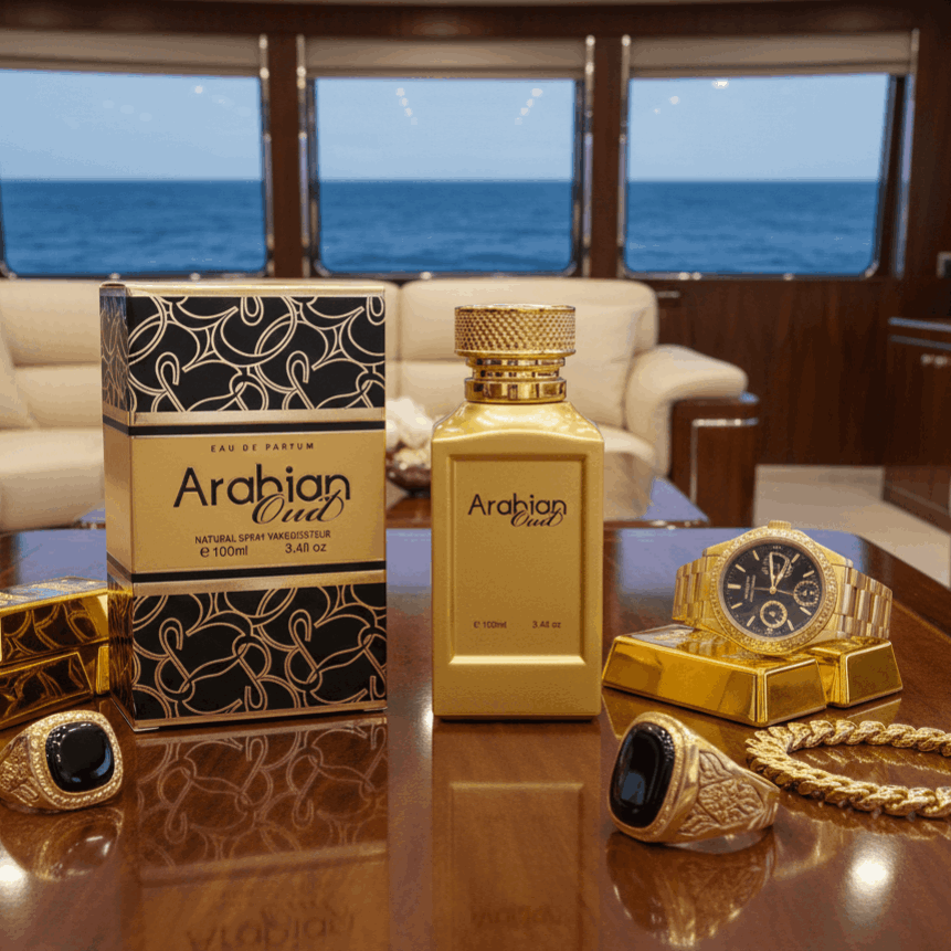 TEMU Luxury Arabian Oud Perfume For Men | Exquisite Gold Edition 100ml Edp | Masculine Men's Oud Fragrance Long-lasting Scent For Gentleman | &