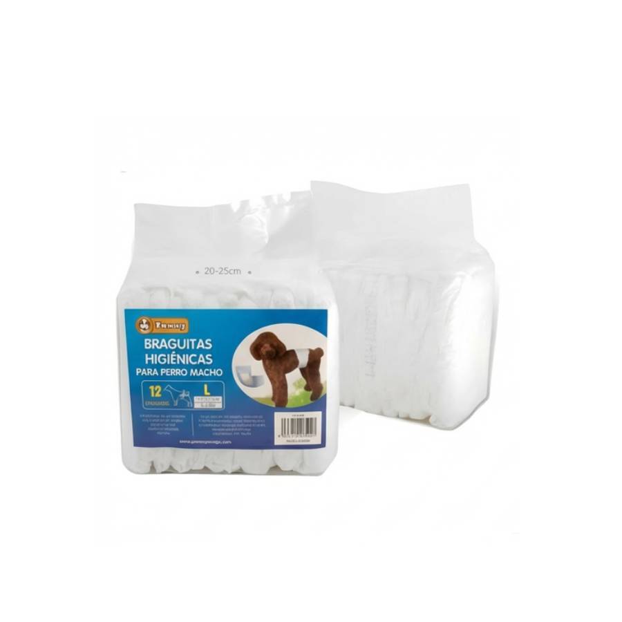 TEMU Pañales para mascotas (60 unidades) | Pañal para perros | Suaves y cómodos | Transpirables | para perros pequeños, medianos y grandes | Para uso