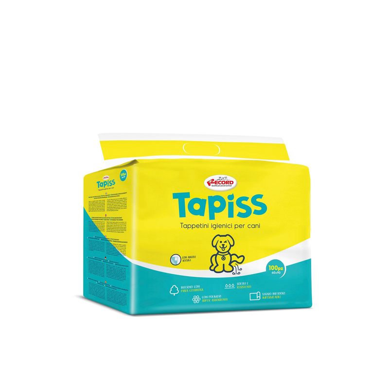 TEMU Tapiss Cani Usa And Getta For Unisex Dogs. Extra Absorbency. Hygienic Mats For Dogs 60x90cm. Pack Of 100pcs. Disposable, Anti-slip And Anti-odor