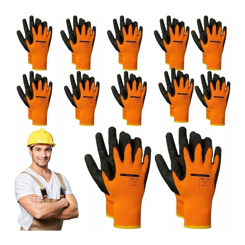 TEMU Winter Work Gloves, Insulated Gloves, Warm, Strong, 12 Pairs, Size 9, 10, 11, Bhp Gloves, Protective Gloves, Gloves For Winter Work, Insulated