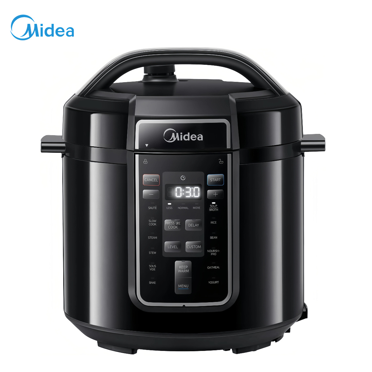 E-shop Midea 6 l Elektro-Druckkochtopf, 9-in-1-Multifunktionstopf, 14 Funktionen: Joghurt-, Reis-, Slow-, Sous-Vide-, Dampf-, Nudelkocher. Vielseitige