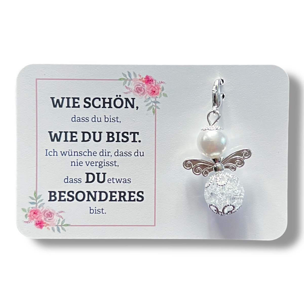 Guardian Pendant - 3pcs Set - Gift For Special People - White