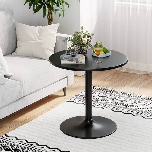 1 pcs convertible round 40 bar table or 22 coffee table with metal base tall pub tables for kitchen dining or restaurant use