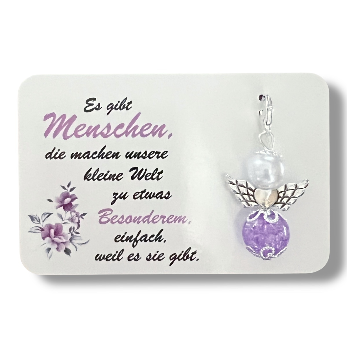 Image of Guardian Pendant - 3pcs Set - Gift For Special People - Lilac