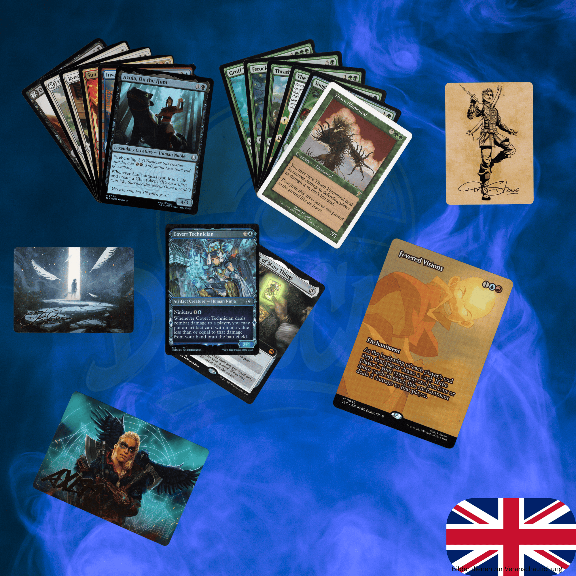 Cards English - Bundle - Edition With 5 Foil, 5 Rare & 2