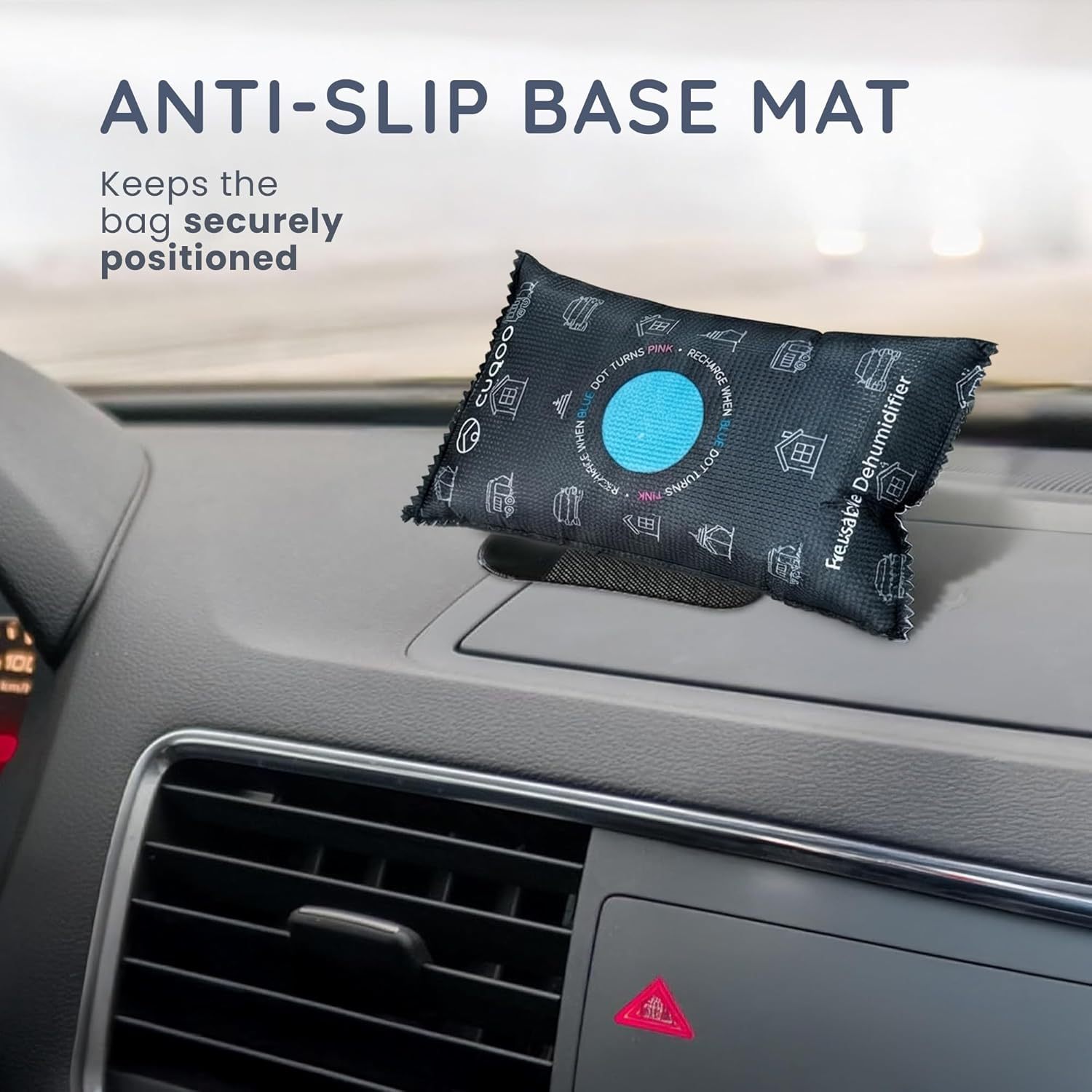 CUQOO Car Dehumidifier Bag, Reusable Moisture Absorber