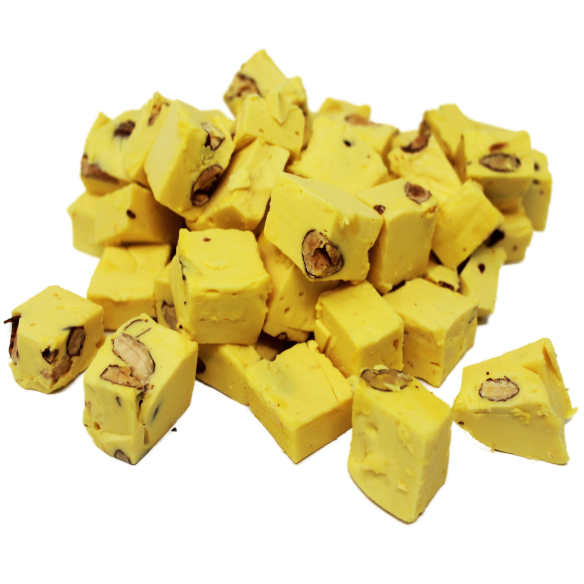 Image of Fudge Nougat With Limoncello Nougat Pralines With Almond Pieces 1000g