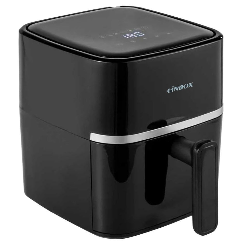 Non-Stick Air Fryer Linbox Colorful Icons Black