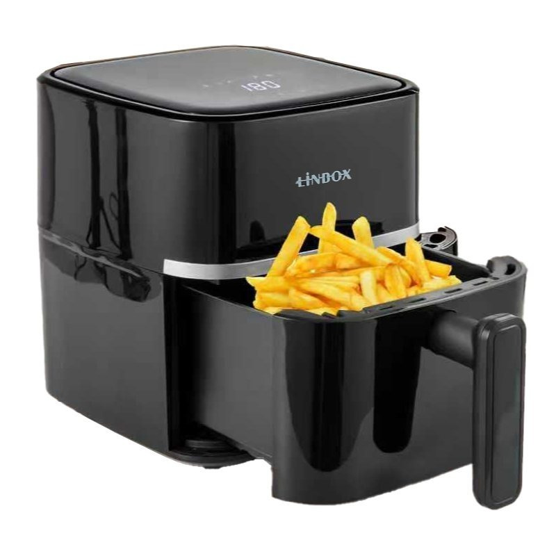 Non-Stick Air Fryer Linbox Colorful Icons Black