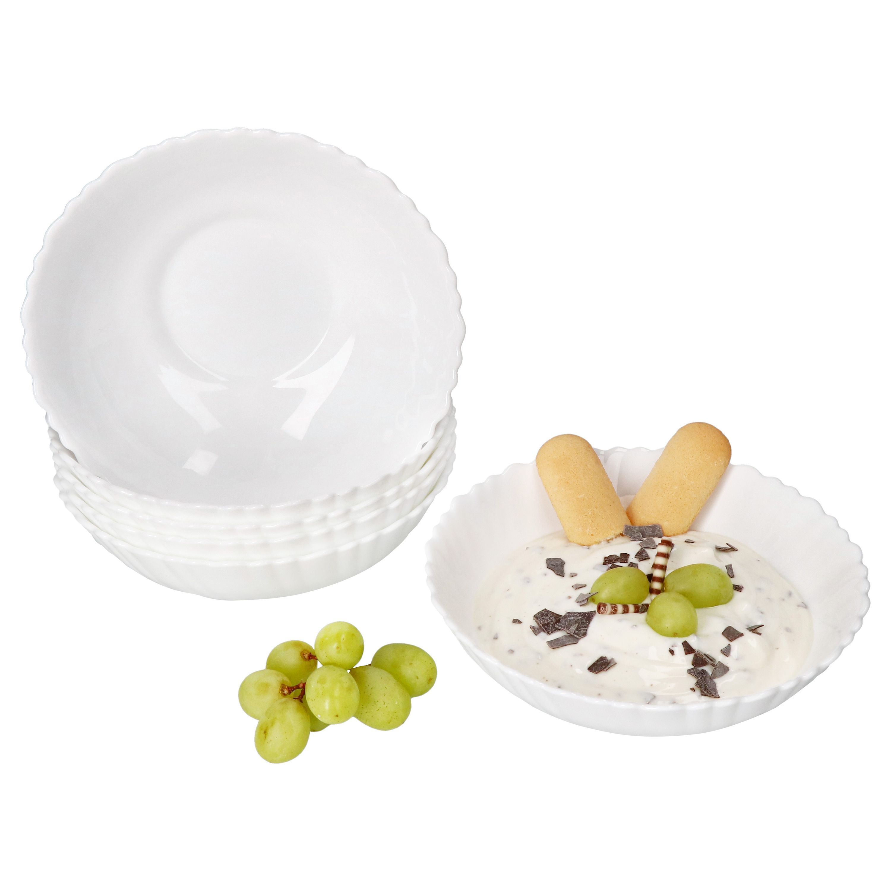 Image of 6-piece Set Bowl In Opal Glass – 93385