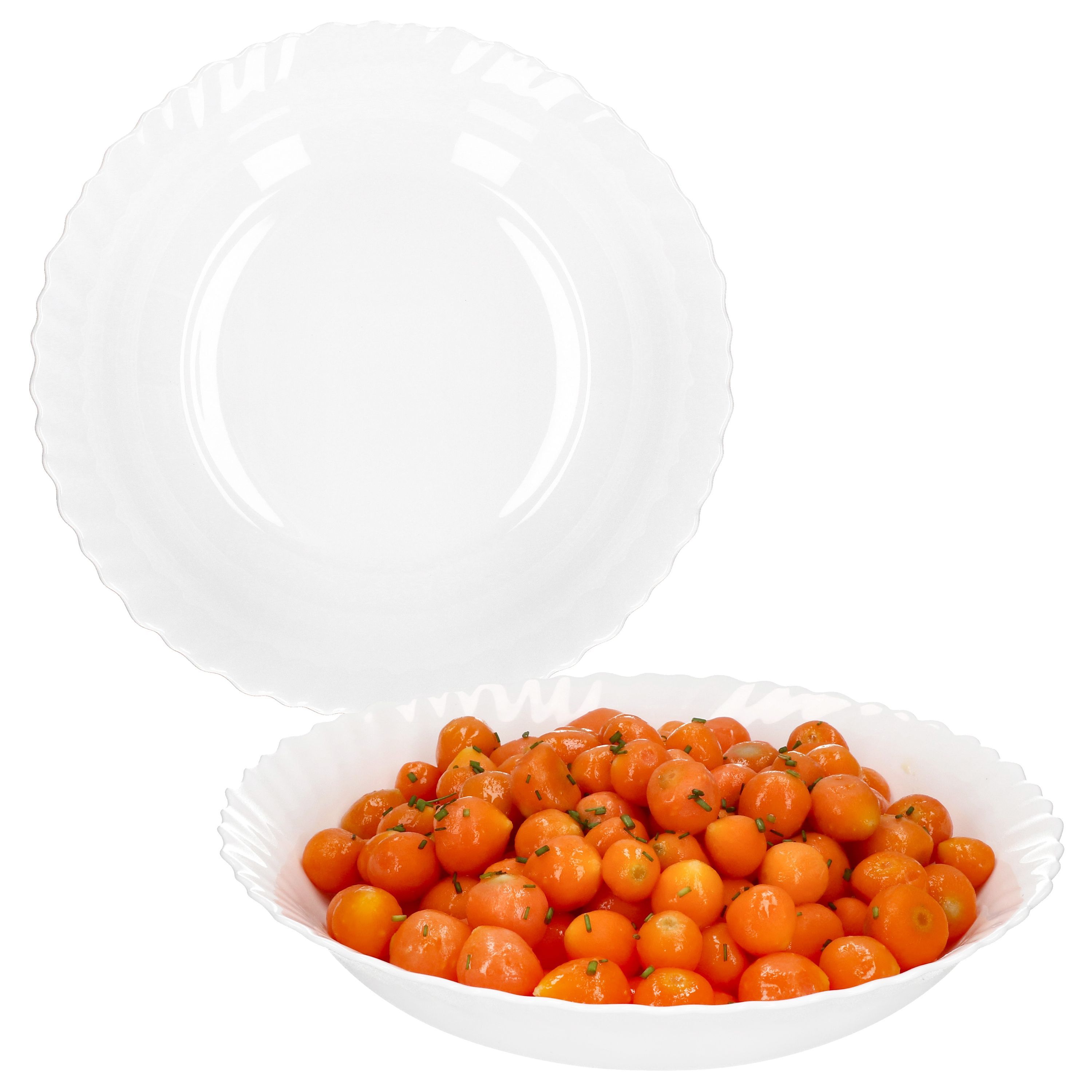 2pcs Serving Dish Set 28cm Made Of Opal Glass – 92487